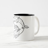 Common Carp Tweekleurige Koffiemok (Voorkant rechts)