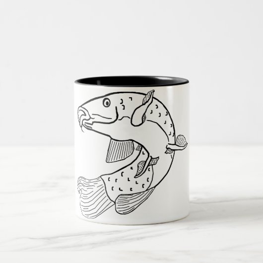 Common Carp Tweekleurige Koffiemok (Center)