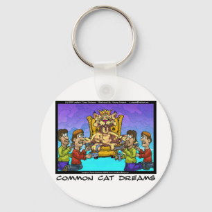 Common Cat Dreams Funny Gifts T - shirts & Collect Sleutelhanger