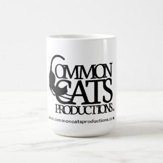 Common Cats Full Logo Black Koffiemok