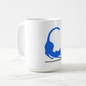 Common Cats Logo Blue Koffiemok (Voorkant links)