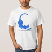 Common Cats Logo Blue T-shirt (Voorkant)