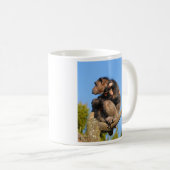 Common Chimpansee Chimp Pan Troglodytes Koffiemok (Voorkant rechts)