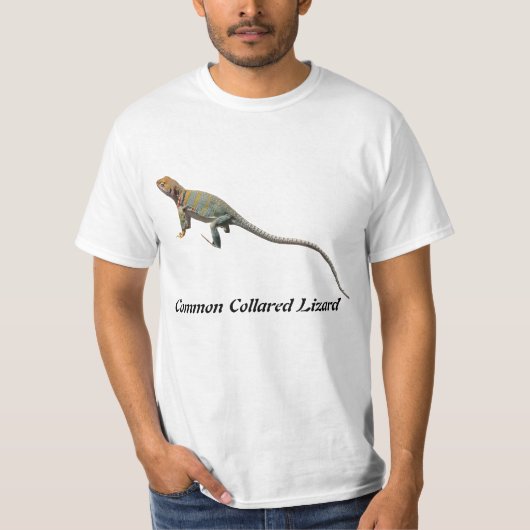 Common Collared Lizard T-shirt (Voorkant)