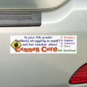 Common Core Bumpersticker (Op auto)