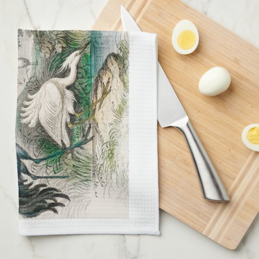 Common Crane, White Stork, Gigantic Crane, Vaak Theedoek (Quarter Fold)