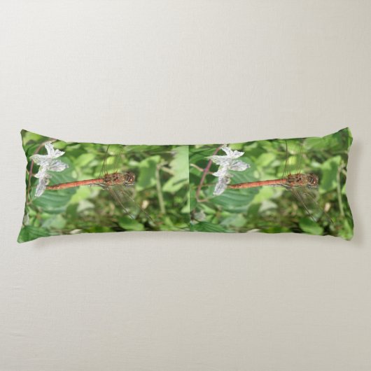 Common Darter Dragonfly Body Pillow Lichaamskussen (Voorkant)