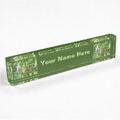 Common Darter Dragonfly Custom Name plate Naambordje