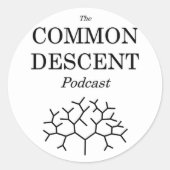 Common Descent Podcast Sticker (Voorkant)