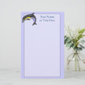 Common Dolphin Stationery Briefpapier (Staand voorkant)