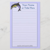 Common Dolphin Stationery Briefpapier (Voorkant)