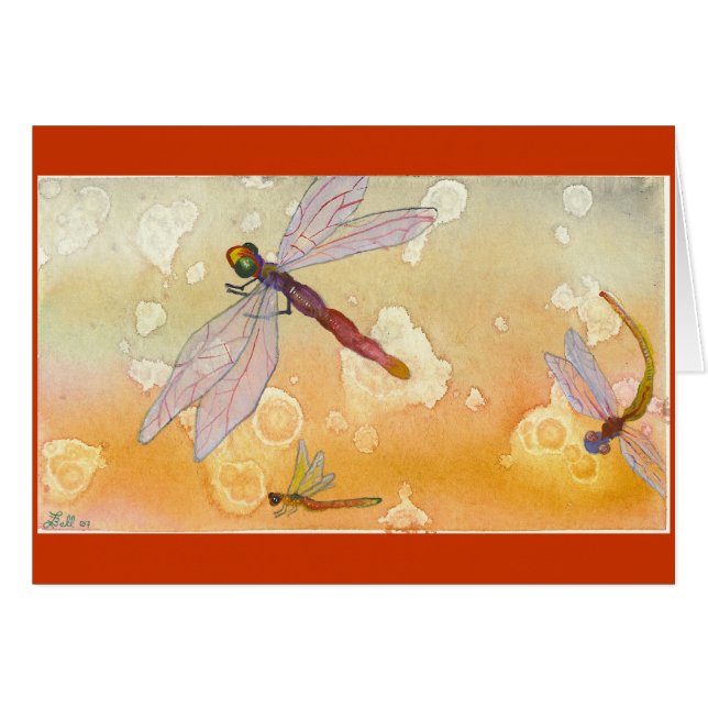 "Common Dragons"-kaart (Voorkant Horizontaal)