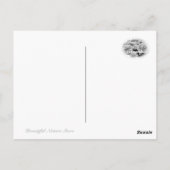 Common Garden Peony Briefkaart (Achterkant)