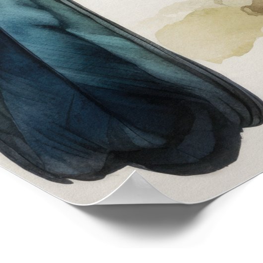 Common Grackle Bird Art Print Poster (Hoek)