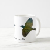 Common Grackle White Coffee Mok (Voorkant rechts)