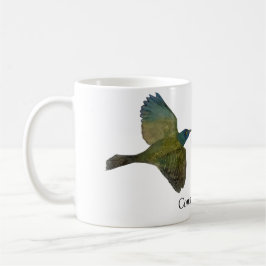 Common Grackle White Coffee Mok