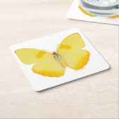 Common Grass Yellow Butterfly Kartonnen Onderzetters (Schuin)