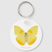 Common Grass Yellow Butterfly Sleutelhanger (Voorkant)