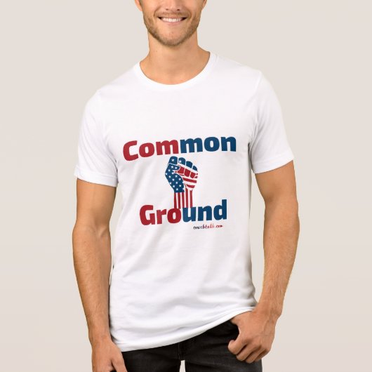 🌿 Common Ground Collectie Tri-Blend Shirt (Voorkant)