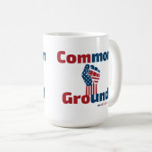 Common Ground Collection Tri-Blend T-shirt Koffiemok (Voorkant rechts)