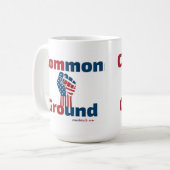 Common Ground Collection Tri-Blend T-shirt Koffiemok (Voorkant links)