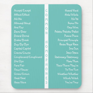 Common Homophones English Spelling Reference Guide Muismat