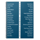 Common Homophones English Spelling Reference Guide Notitieboek (Voorkant)