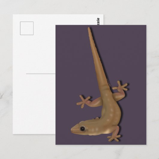 Common House Gecko Briefkaart (Voorkant / Achterkant)