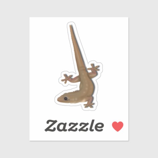 Common House Gecko Sticker (Vel)