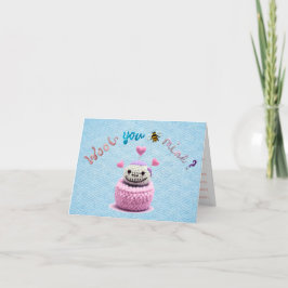 Common Joe Wooly Valentijnsdag Kaart