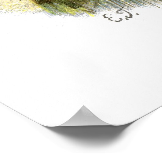 Common Kestrel - Falco tinnunculus Poster (Hoek)