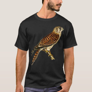 Common Kestrel Hawk Falcon Raptor Dierenschil T-shirt