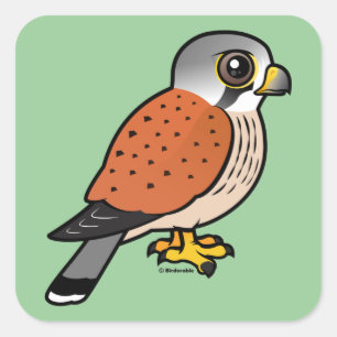Common Kestrel Vierkante Sticker