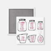 Common Keuken Metingen Magnet (Voorkant / Achterkant)