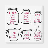 Common Keuken Metingen Magnet (Voorkant)