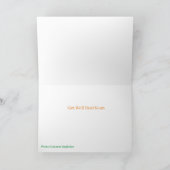 Common kingfischer voor Get Well-kaart Kaart (Binnen)