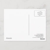 Common Kingfisher, Iris Japonica en Dianthus Briefkaart (Achterkant)