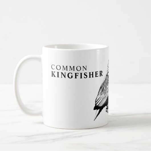 Common kingfisher koffiemok (Links)