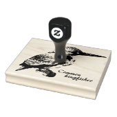 Common kingfisher rubberstempel (Stempel)