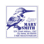 Common kingfisher zelfinktende stempel (Design)