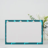 Common Kingfishers Briefpapier (Staand voorkant)