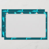 Common Kingfishers Briefpapier (Voorkant / Achterkant)