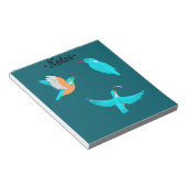 Common Kingfishers Notitieblok (Schuin)