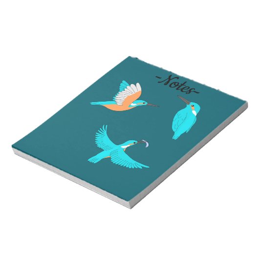 Common Kingfishers Notitieblok (Linkerzijde)
