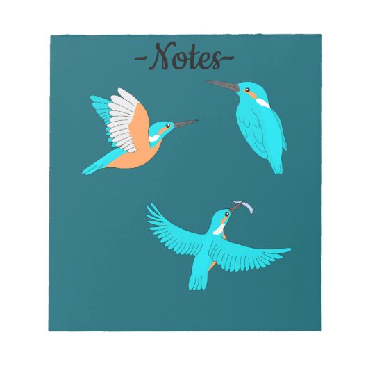 Common Kingfishers Notitieblok (Voorkant)