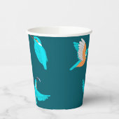 Common Kingfishers Papieren Bekers (Links)