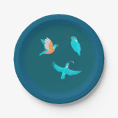 Common Kingfishers Papieren Bordje (Voorkant)