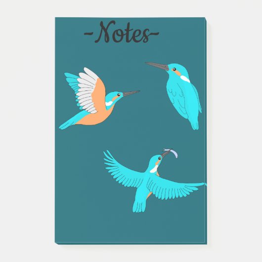 Common Kingfishers Post-it® Notes (Voorkant)