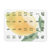 Common Kitchen Metingen Waterverf Lemon Magneet (Horizontaal)