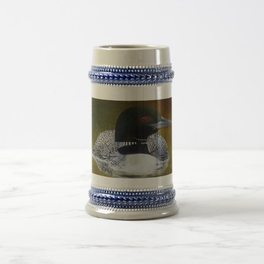 Common Loon Beer Stein Bierpul (Center)